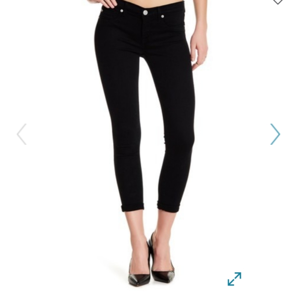 Hudson Crop Harkin Super Skinny With Cuff - Picture 8 of 8